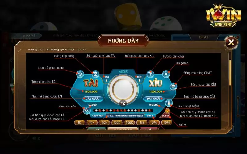 iWin là lựa chọn hoàn hảo cho những ai muốn trải nghiệm Tài xỉu MD5 một cách an toàn, minh bạch và thú vị